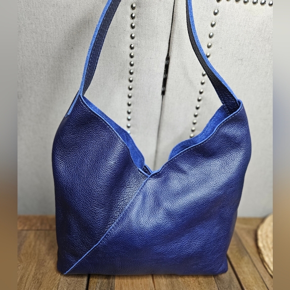 Portland Leather Goods Oversized Naomi Cobalt Blue - Picture 2 of 16